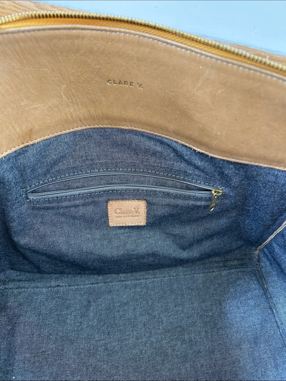 Clare V. Sandrine Satchel in Honey Tan - Picture 11 of 13